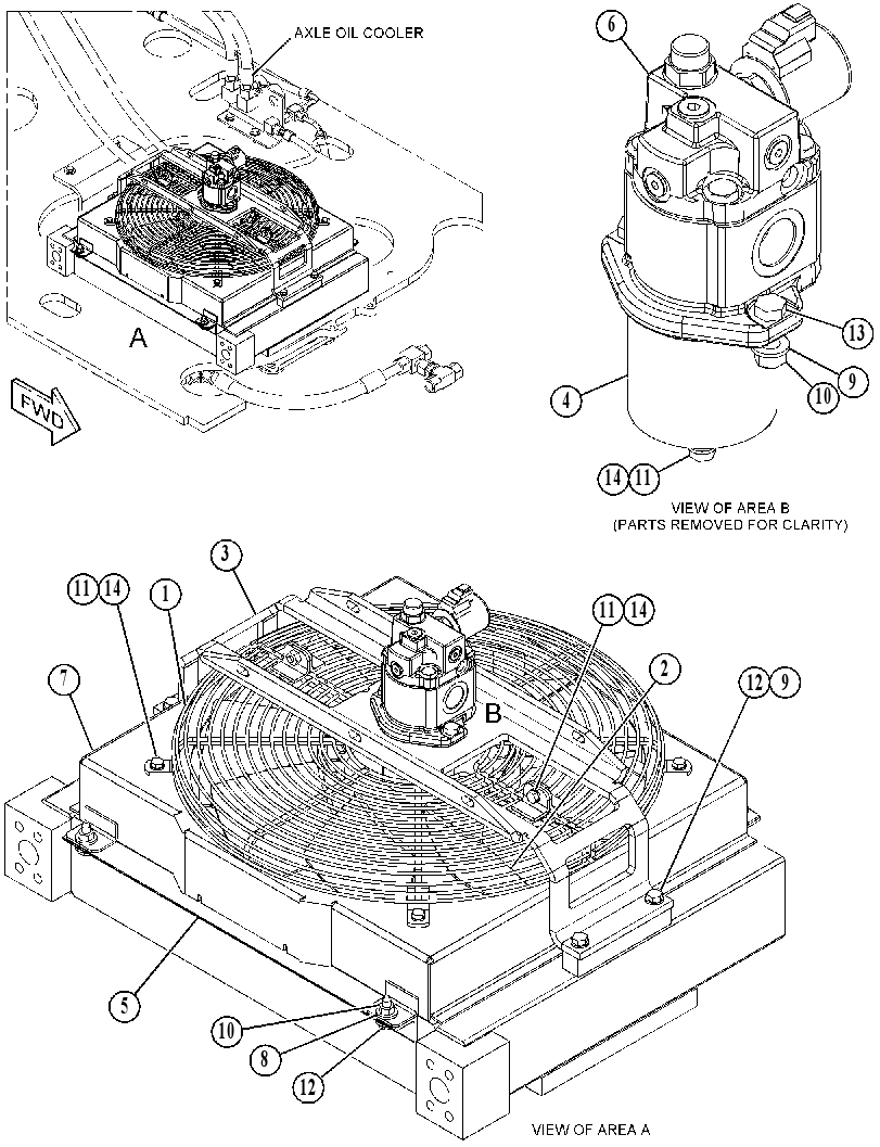 COOLER GP-AXLE OIL 4199804 CAT