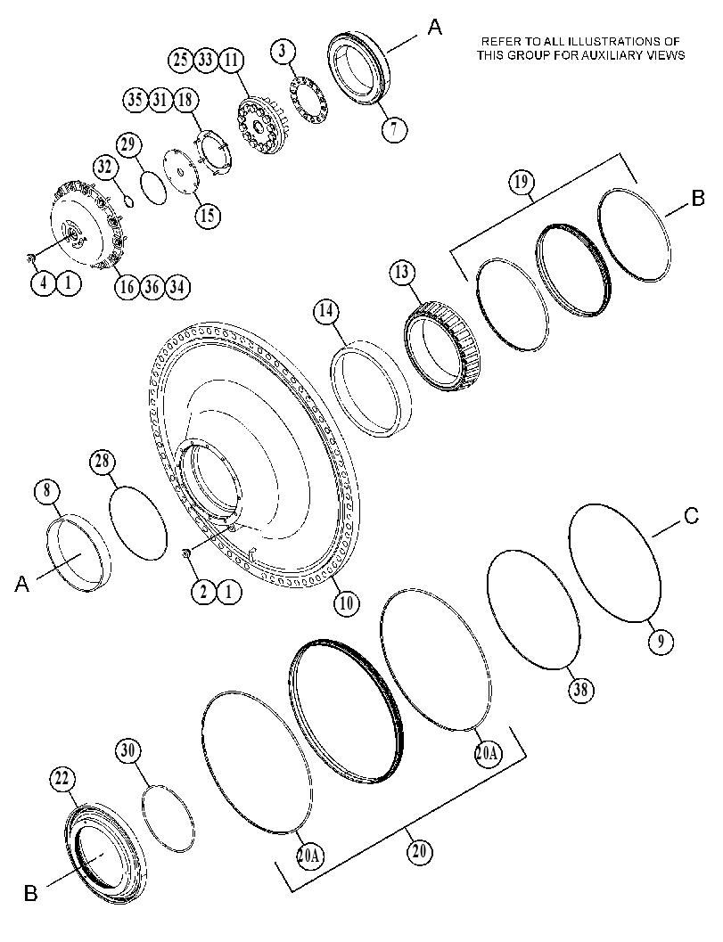 WHEEL & BRAKE GP 4708606 CAT