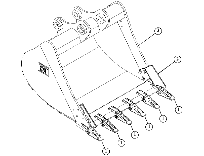 BUCKET AR 4263619 CAT