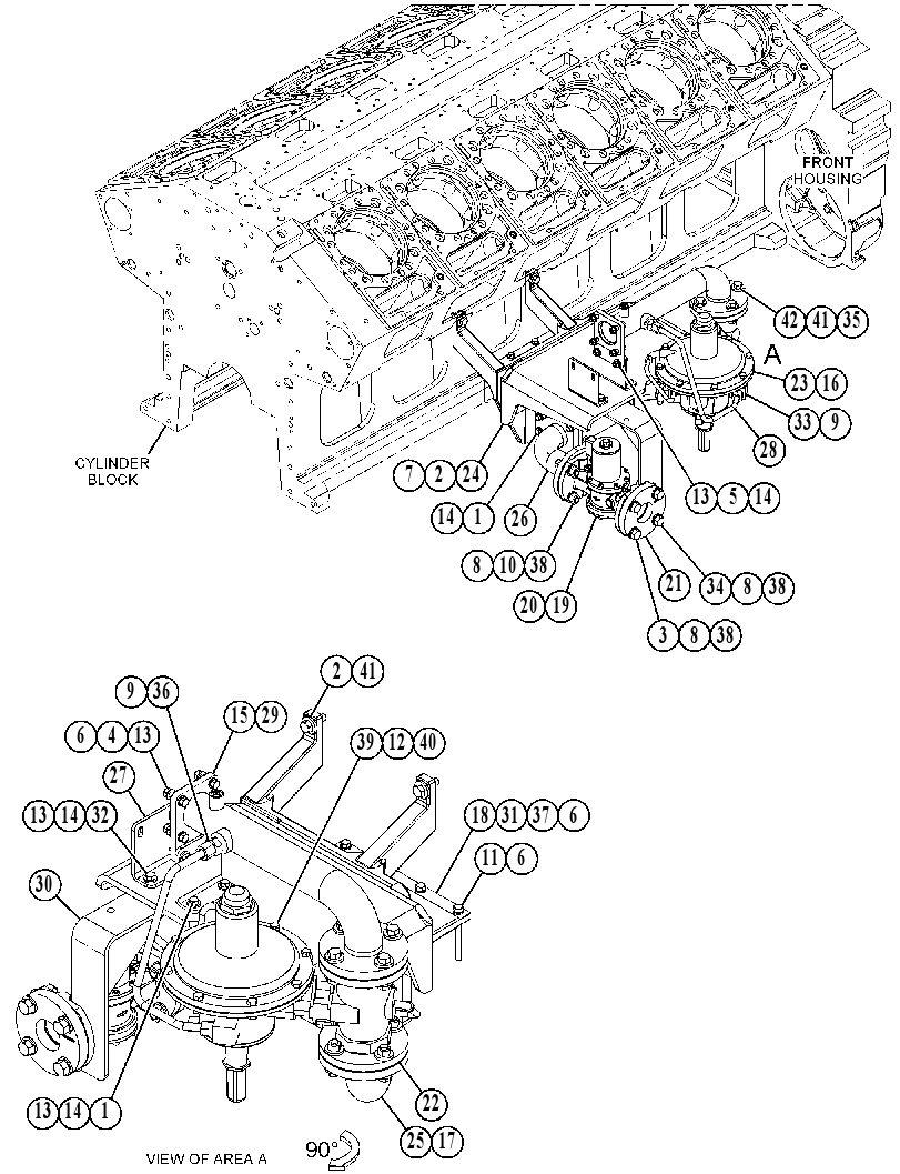 Регулятор давления газа 4914132 CAT