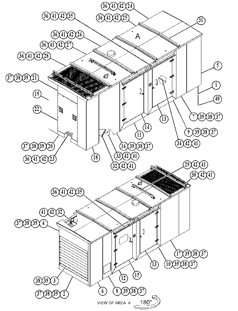 ENCLOSURE GP-GENSET 4764920 CAT
