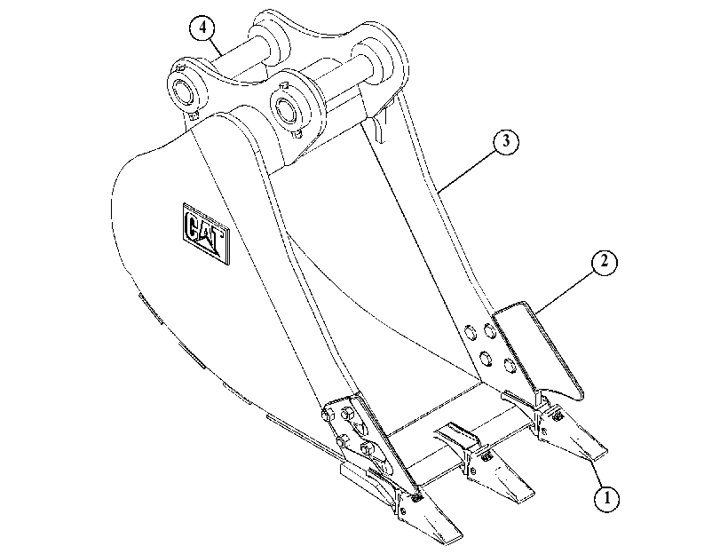 BUCKET AR 4263618 CAT