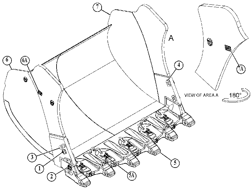 PLATE AS-BUCKET 5049724 CAT