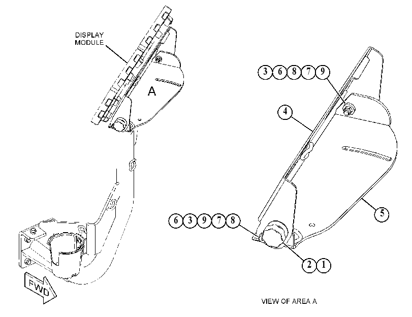 MOUNTING GP-DISPLAY 5230158 CAT