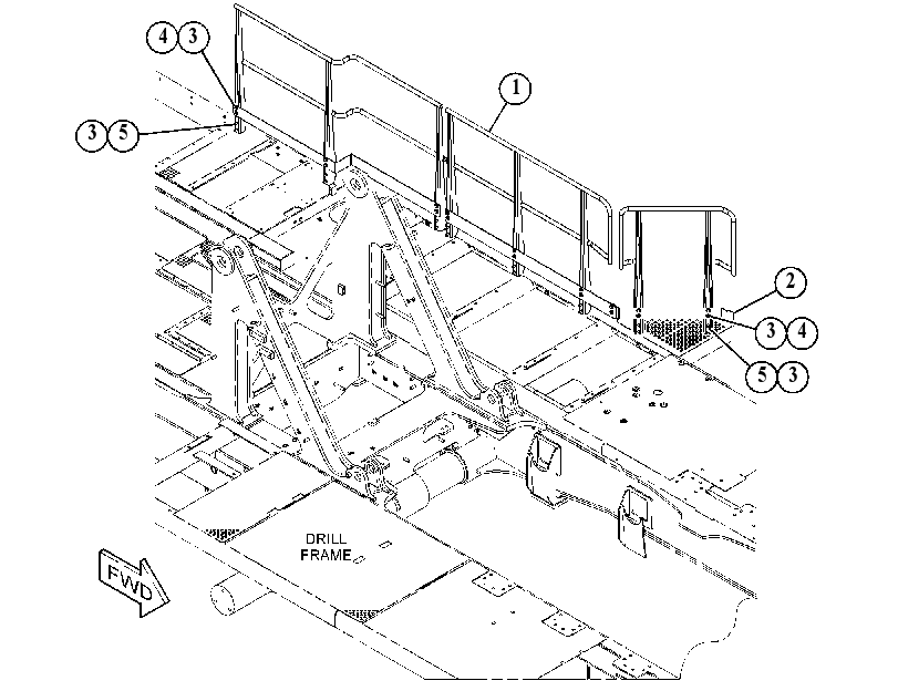 GUARDRAIL GP 4874717 CAT