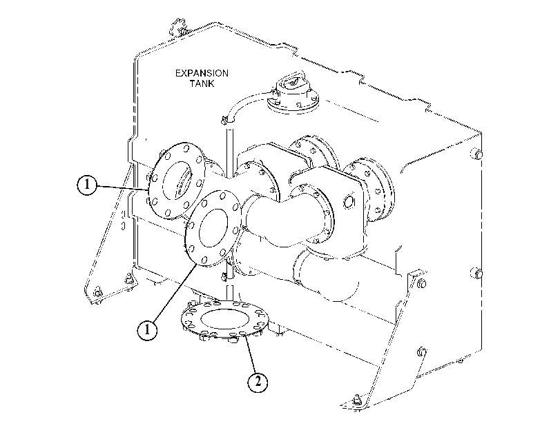 GASKET AS-WATER 5534087 CAT