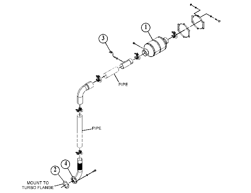 EXHAUST GP-FLEXIBLE 5566965 CAT