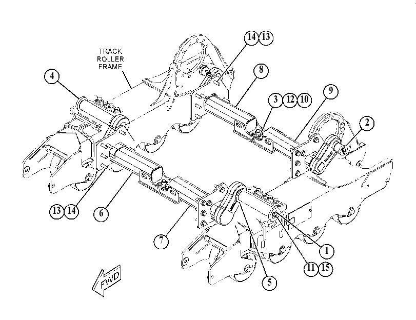 AXLE GP-UNDERCARRIAGE 5123460 CAT