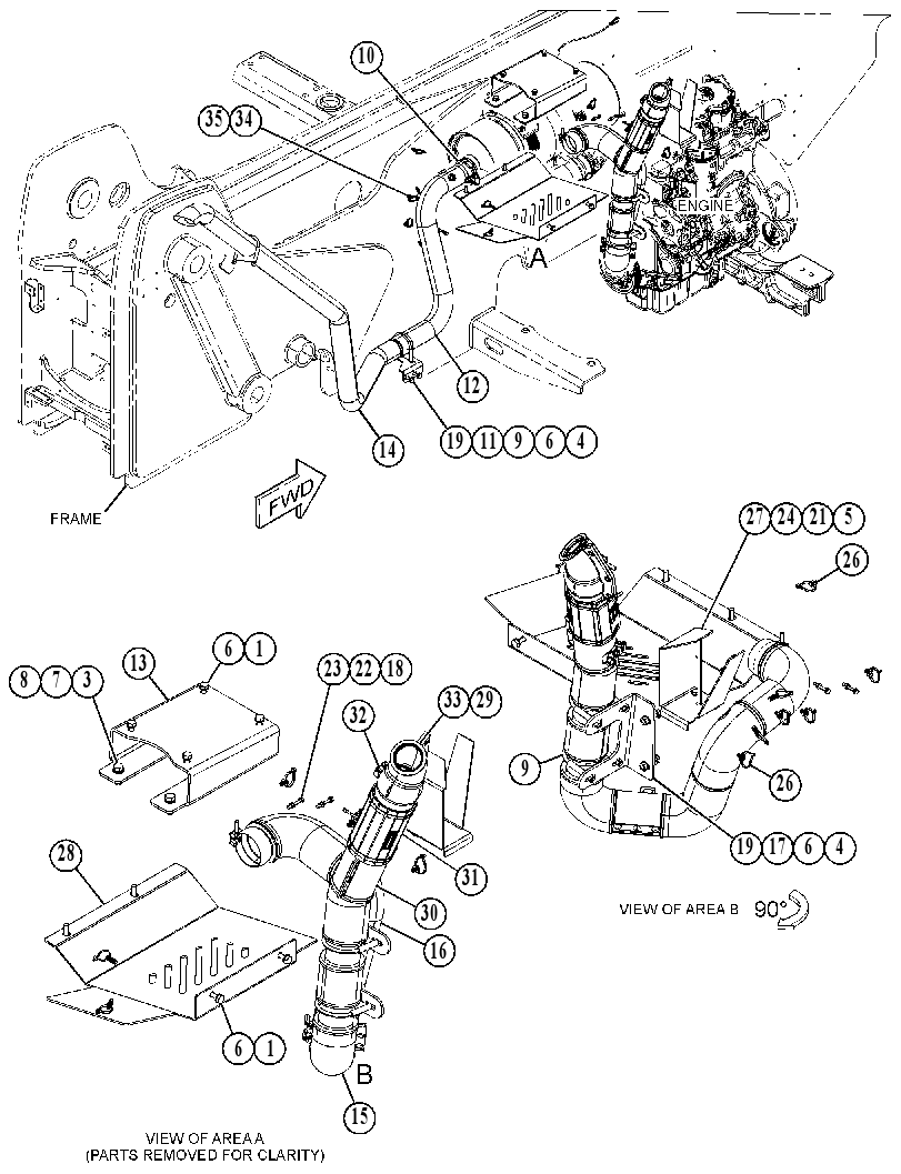 MOUNTING GP-EXHAUST 4765205 CAT