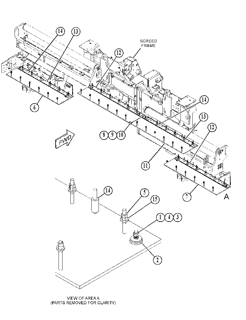 PLATE GP-SCREED 5267312 CAT