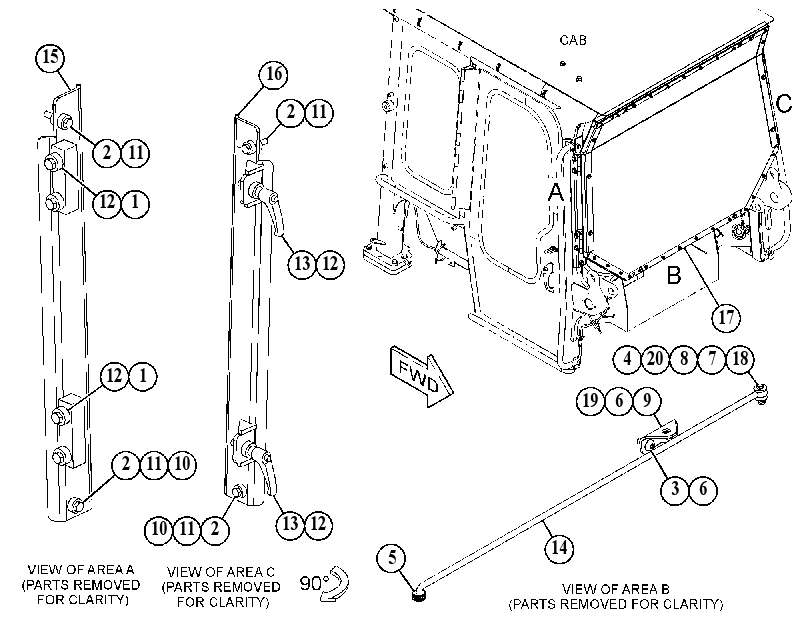 SCREEN GP-CAB 5529973 CAT
