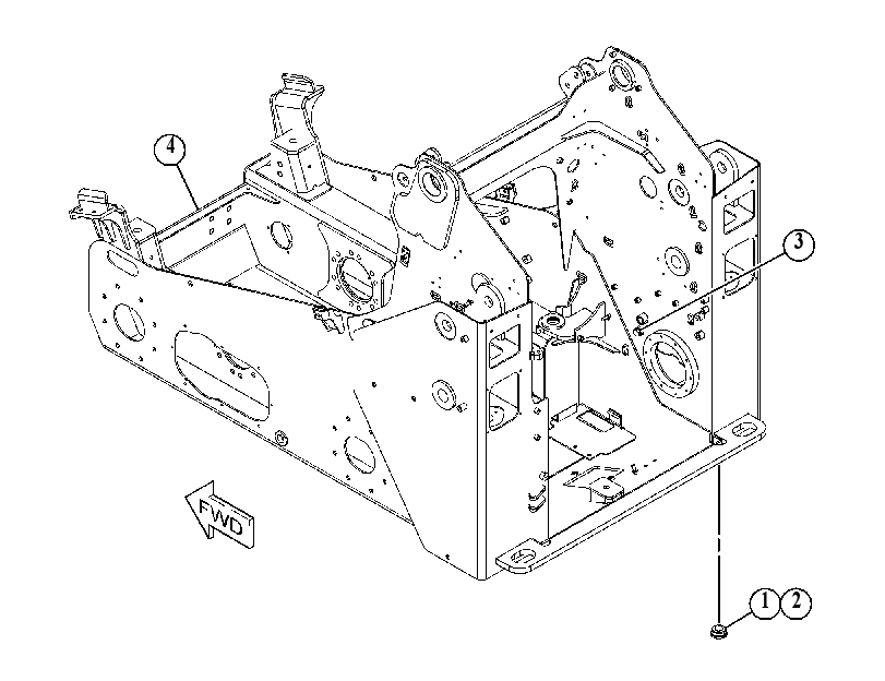 FRAME GP-MACHINE 5484221 CAT