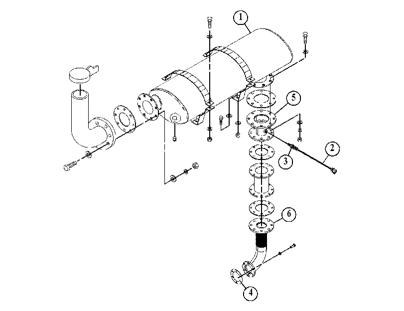 EXHAUST GP-FLEXIBLE 5566842 CAT