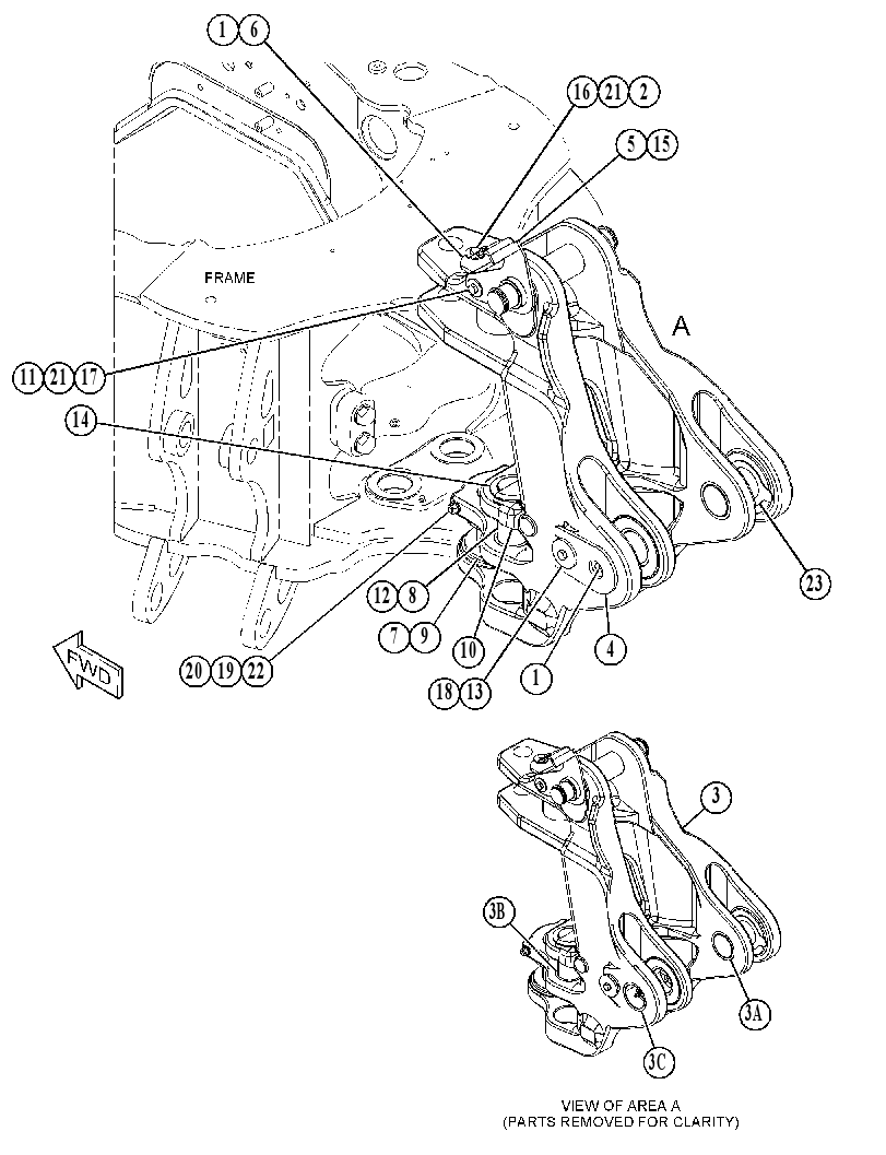 FRAME GP-SWING 4947505 CAT
