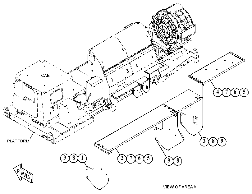 PLATFORM GP-REAR 5022597 CAT
