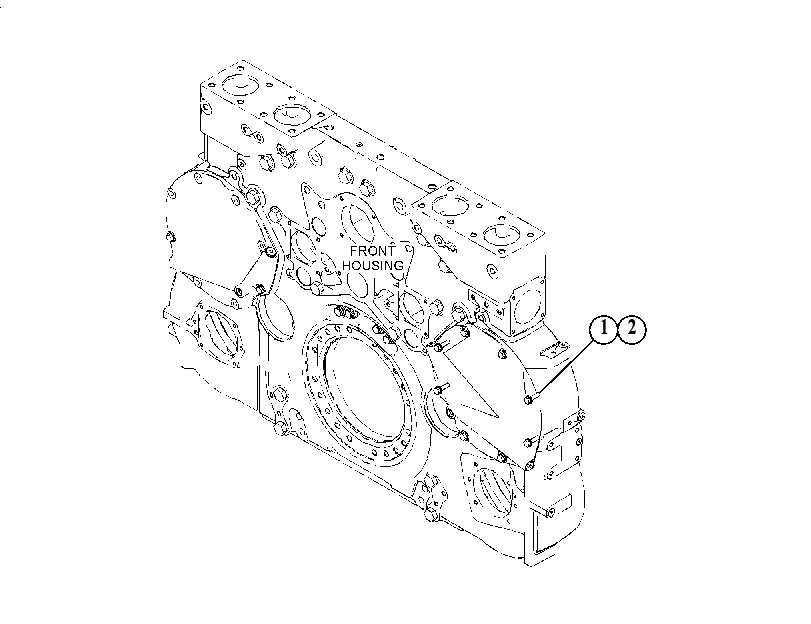 FASTENER GP-FRONT COVER 5484098 CAT