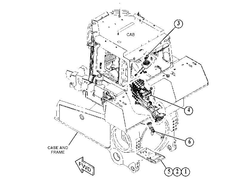 CONTROL AR-HYDRAULIC IMPLEMENT 5609053 CAT