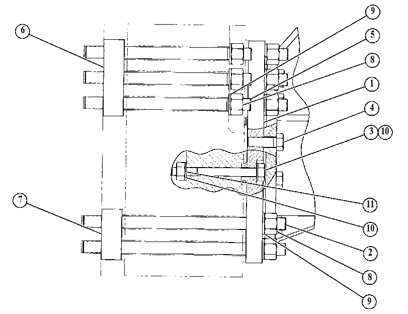 MOUNTING GP-WINCH 1260872 CAT
