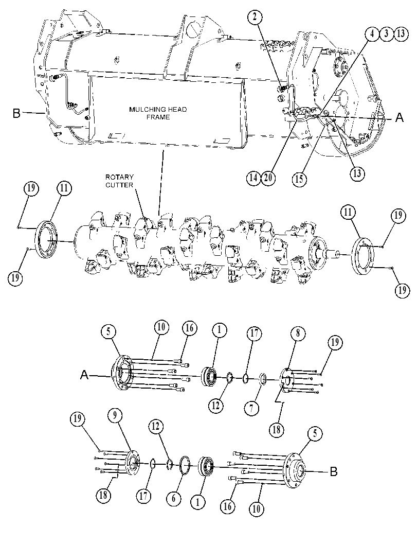 DRUM GP-ROTARY CUTTER 4821476 CAT