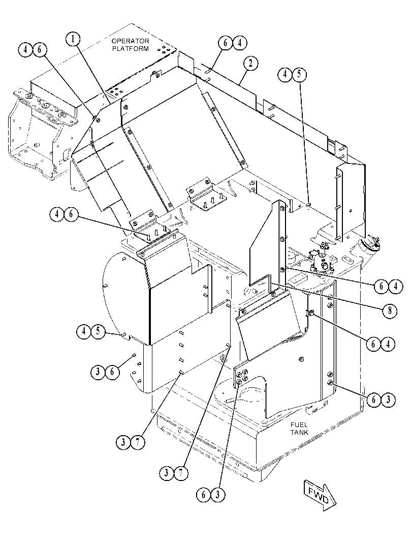 ENCLOSURE GP-SOUND SUPPRESSION 3896418 CAT