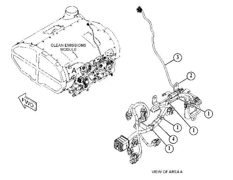 Проводка CEM 5001360 CAT
