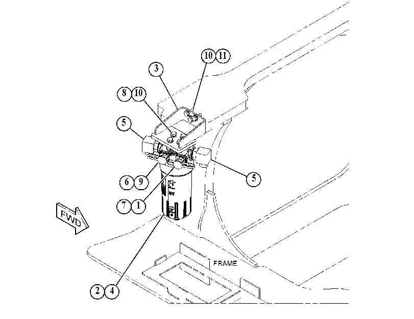 FILTER & MTG GP-POWER TRAIN 3974223 CAT