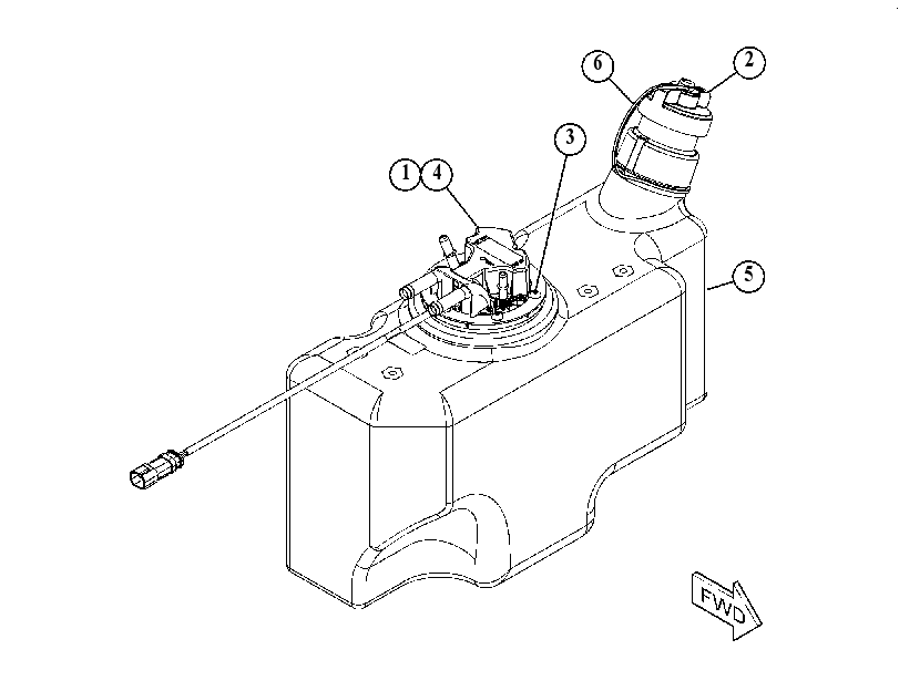 Бак AdBlue 5162734 CAT