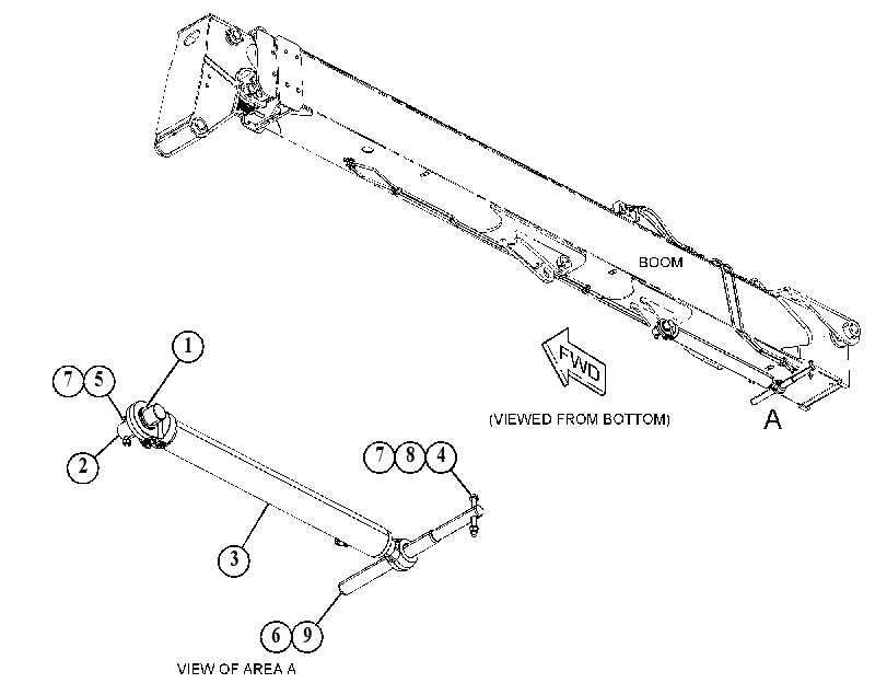CYLINDER & MTG GP-LIFT 5435475 CAT