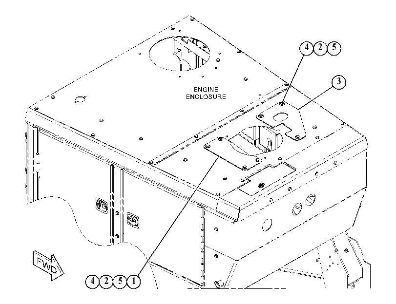 BAFFLE GP 5476533 CAT