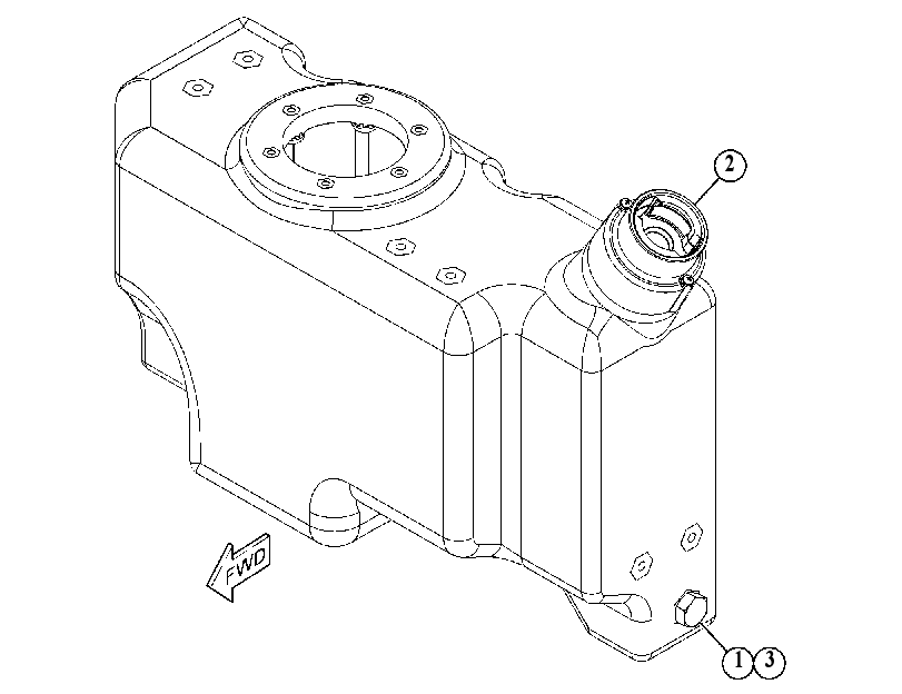 Бак AdBlue 5162733 CAT