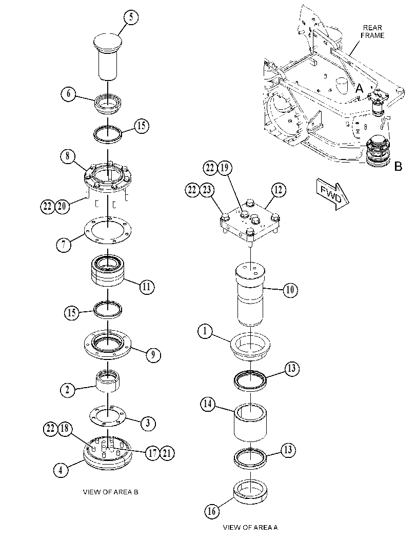 Сцепка шарнирная 5077692 CAT