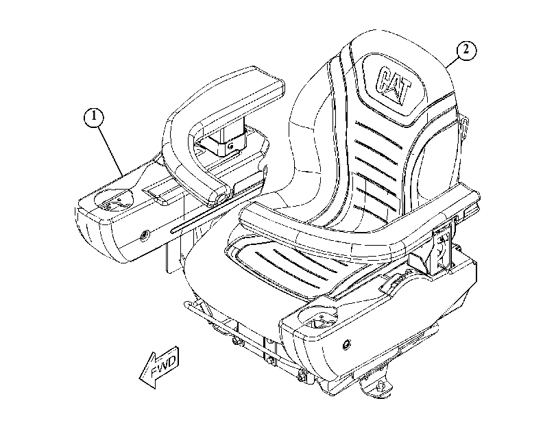 SEAT AR-SUSPENSION 5369740 CAT