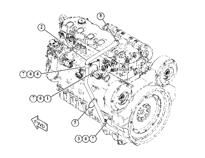Система отвода газов 5152181 CAT
