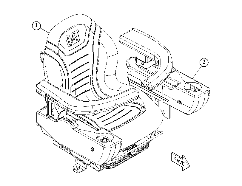 SEAT AR-SUSPENSION 5327673 CAT