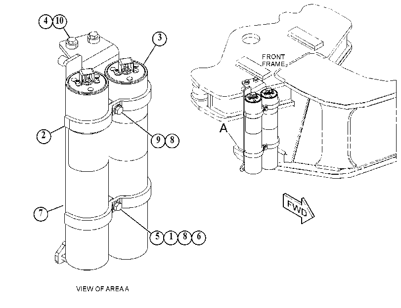 ACCUMULATOR & MTG GP-BRAKE 5163998 CAT