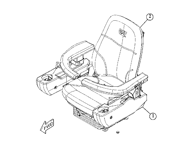 SEAT AR-SUSPENSION 5369739 CAT