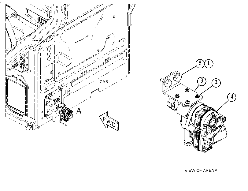 VALVE & MTG GP-HEATER CONTROL 5430098 CAT