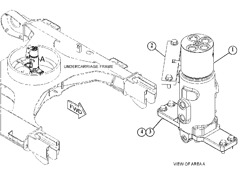 SWIVEL & MOUNTING GP 5242295 CAT