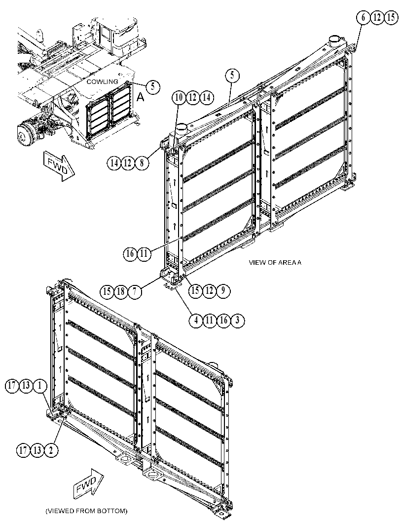 AFTERCOOLER & MOUNTING GP 5507532 CAT