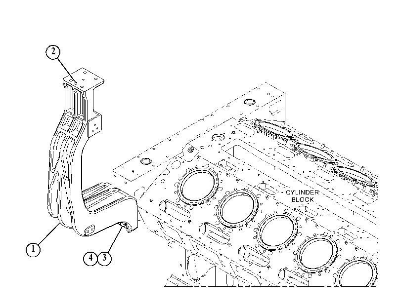 SUPPORT GP-EXHAUST 5594587 CAT