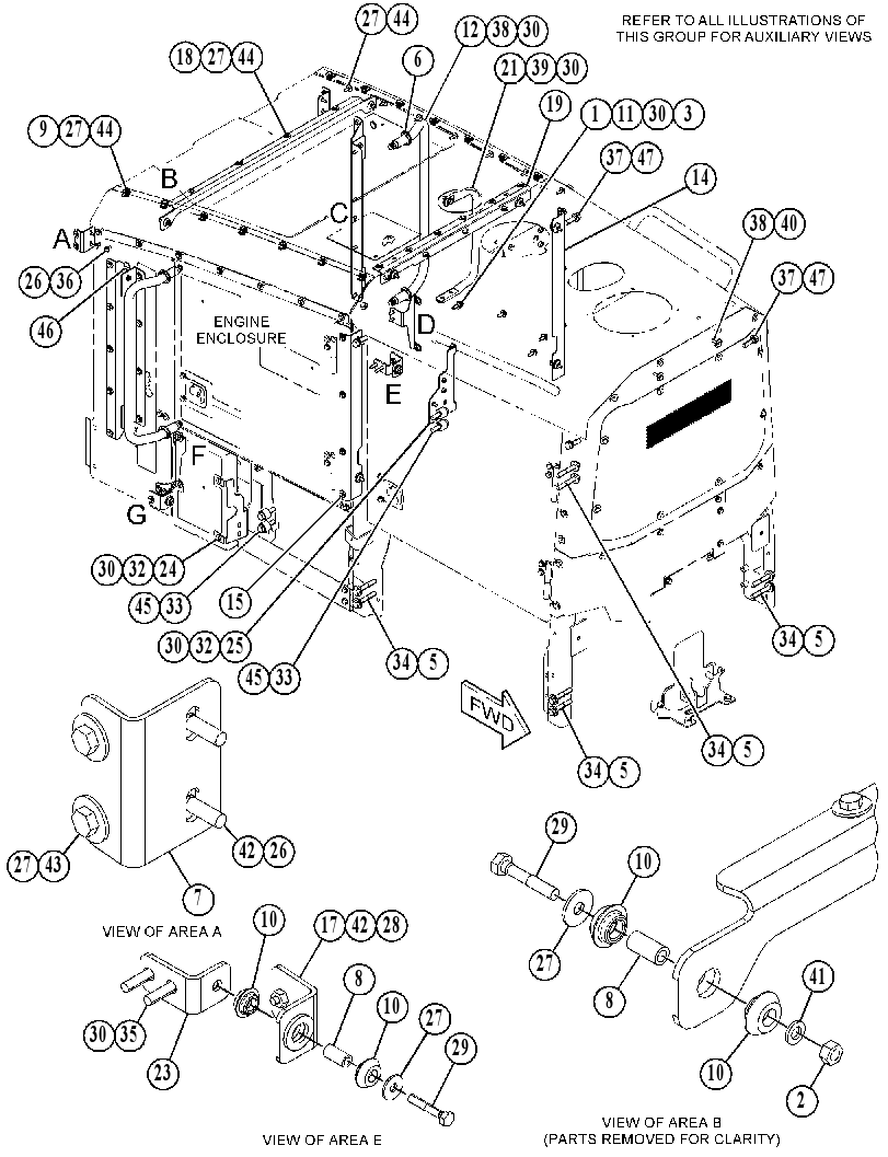 FASTENER GP-ENCLOSURE 5168213 CAT