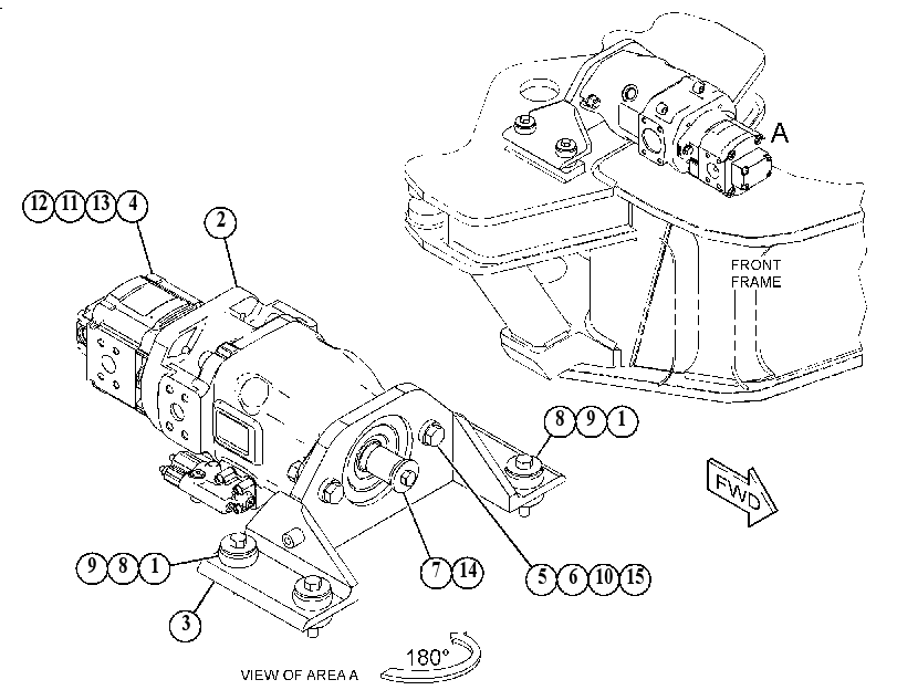 PUMP & MTG GP-GEAR 5152578 CAT