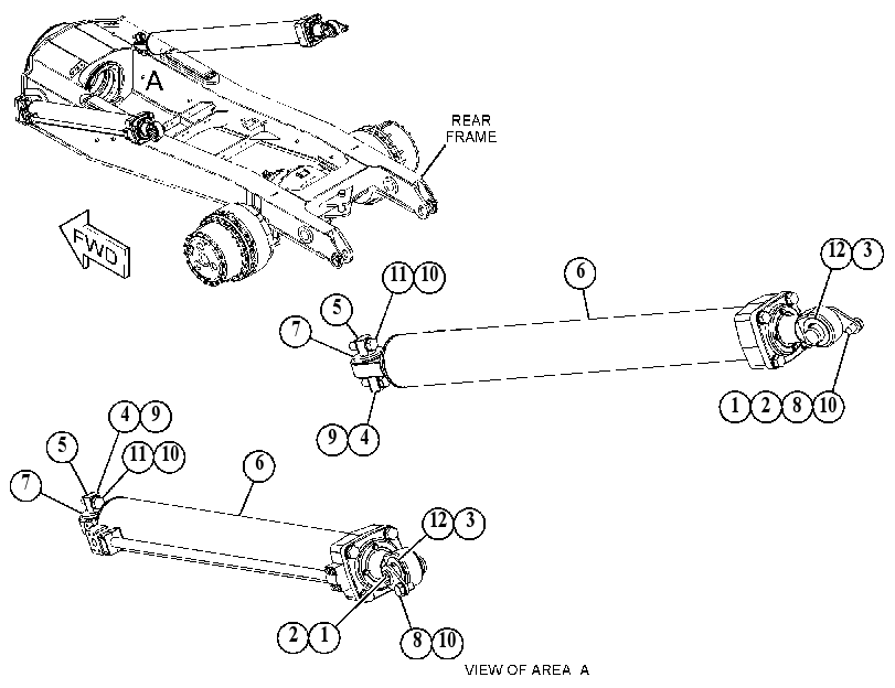 CYLINDER & MTG GP-HYDRAULIC 5019382 CAT