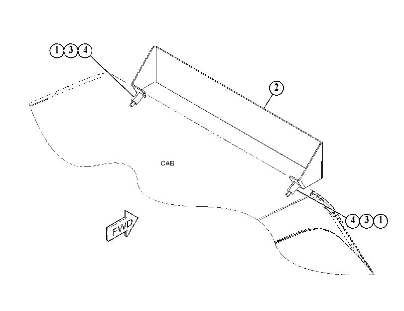 BRACKET & MTG GP-CAB 5182674 CAT