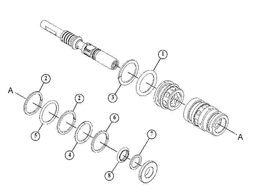 STEM & SEAL GP-VALVE 5573860 CAT
