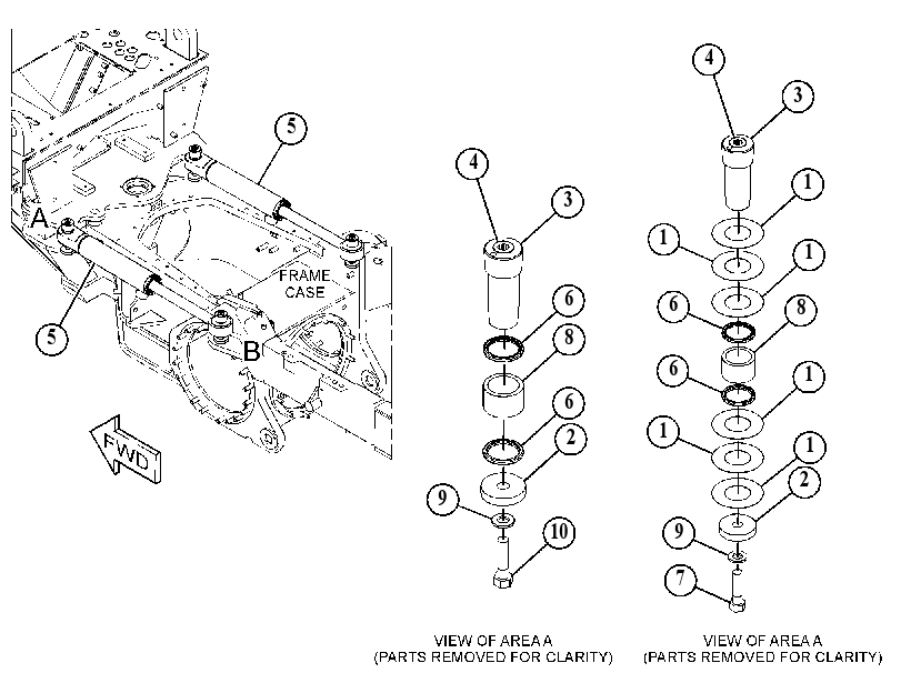 CYLINDER & MTG GP-ARTICULATION 5152564 CAT