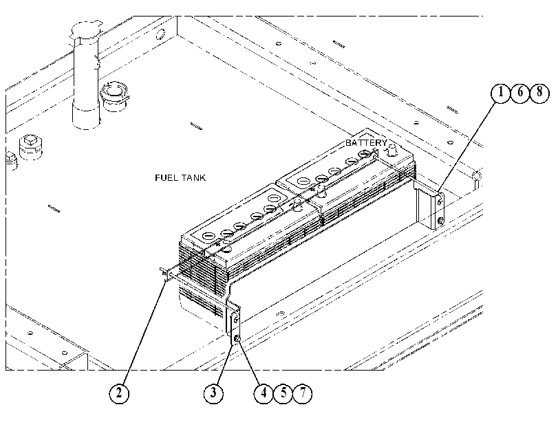 MOUNTING GP-BATTERY 4523944 CAT