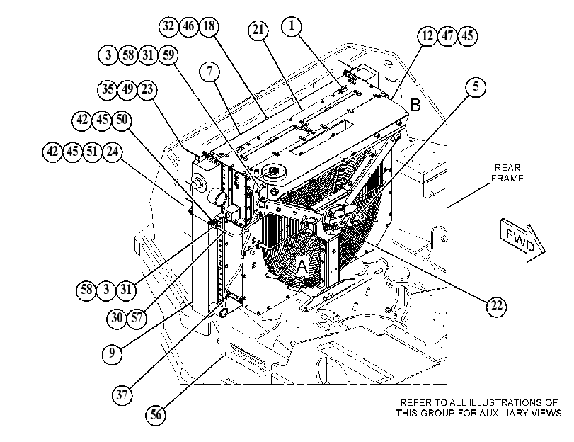 Радиатор 4805254 CAT