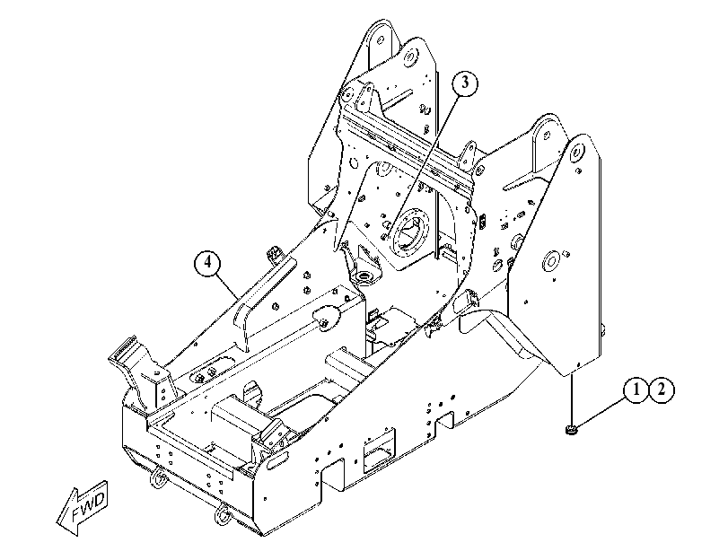 FRAME GP-MACHINE 5484222 CAT