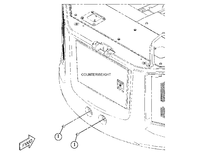 PLUG GP-COUNTERWEIGHT 5382663 CAT